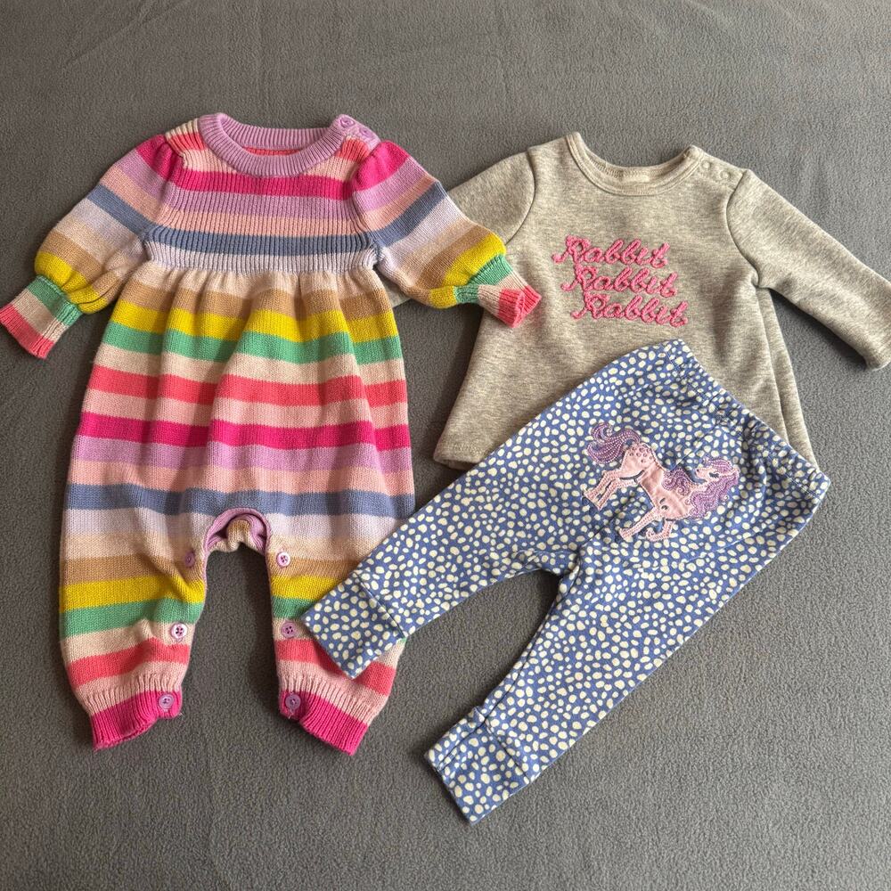 LOT Kids Girls Fall Winter High End Clothing Sizes NB-6mos Hatley Nordstrom Gap